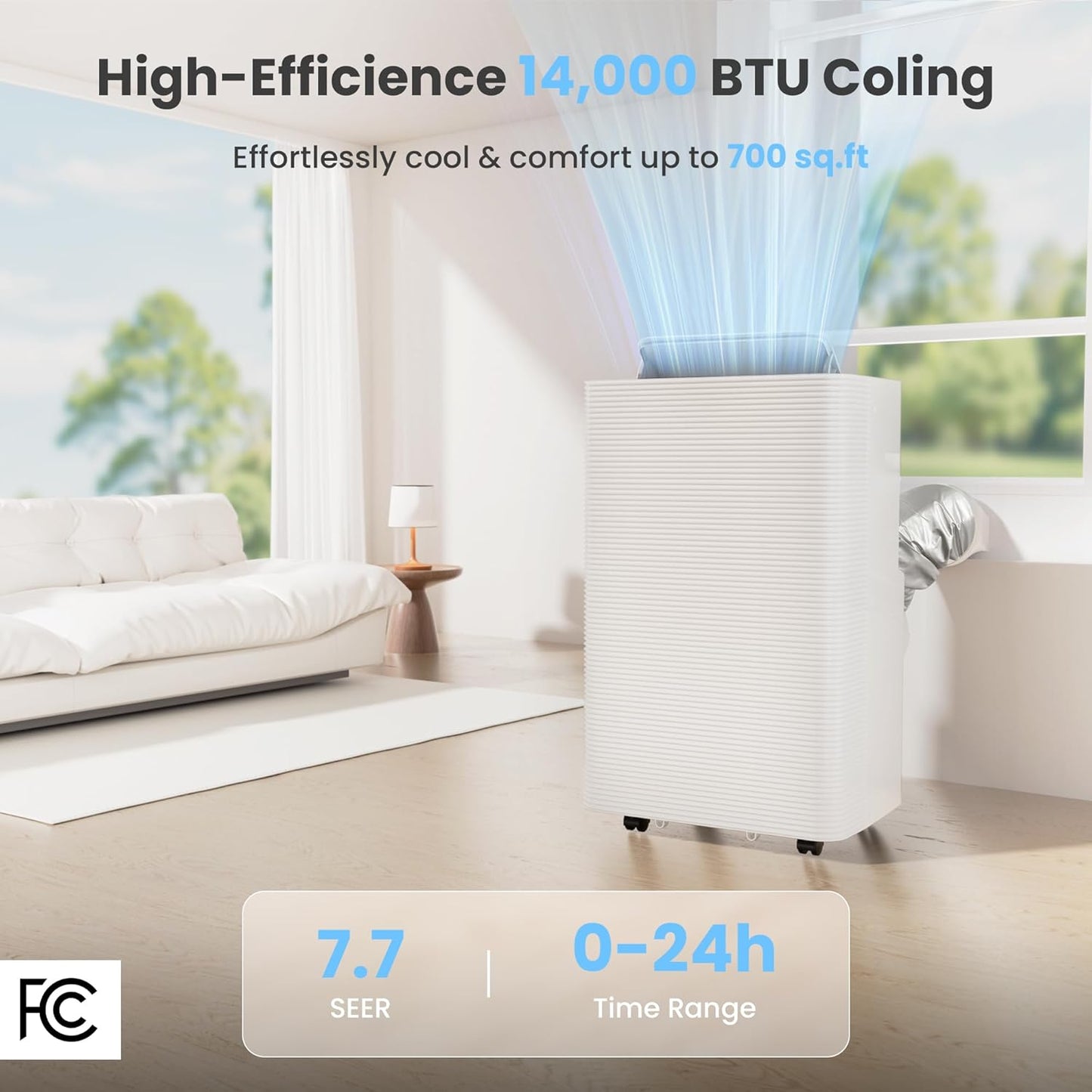 14,000 BTU Portable Air Conditioner