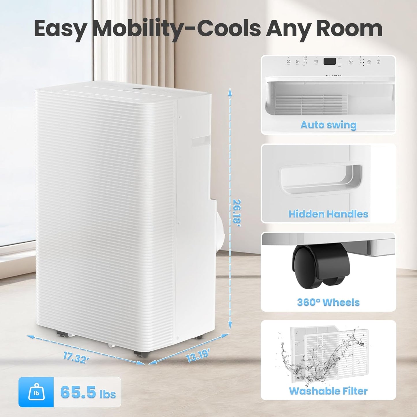14,000 BTU Portable Air Conditioner
